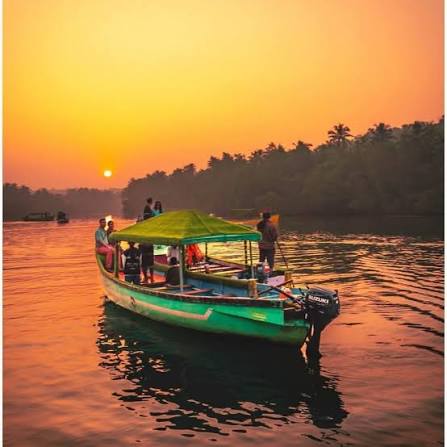 Honnavara Sunset Boat